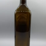 Bouteille verte vide en verre 1L